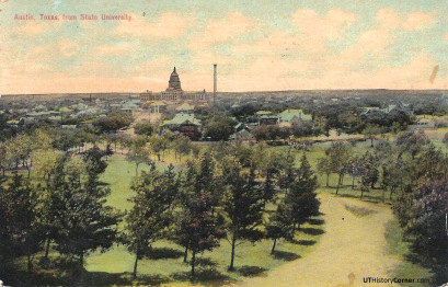 texas capitol from old main 1914